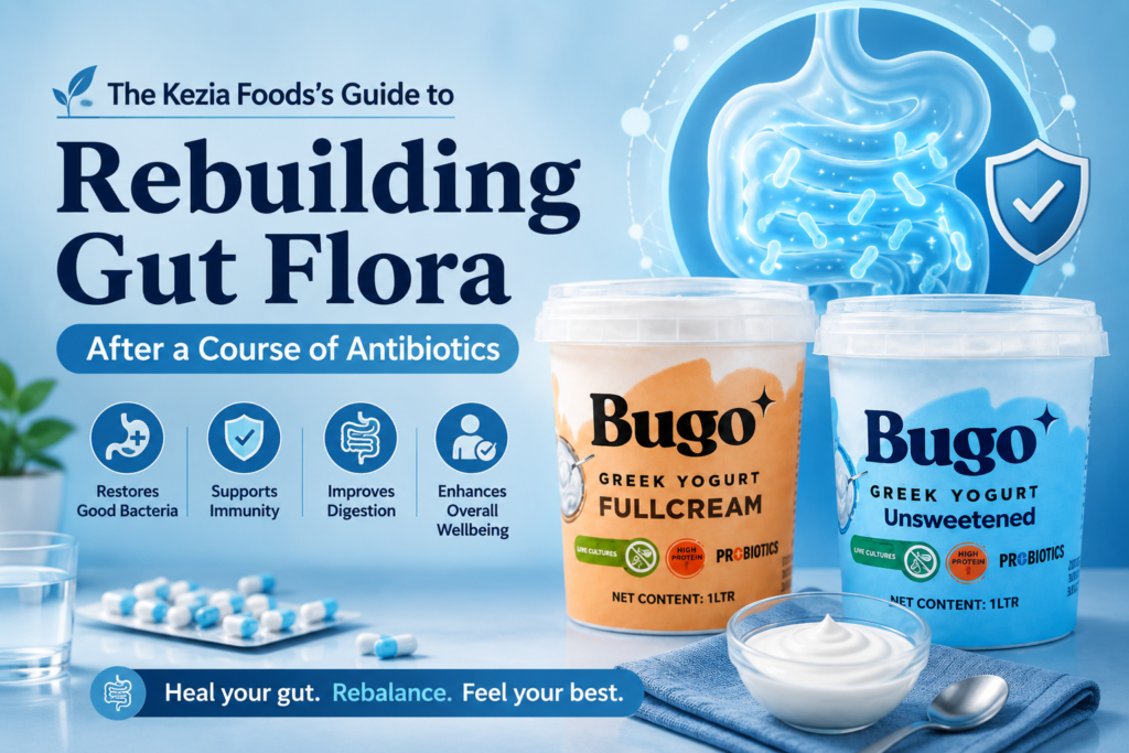 The Kezia Foods’s Guide to Rebuilding Gut Flora After a Course of Antibiotics